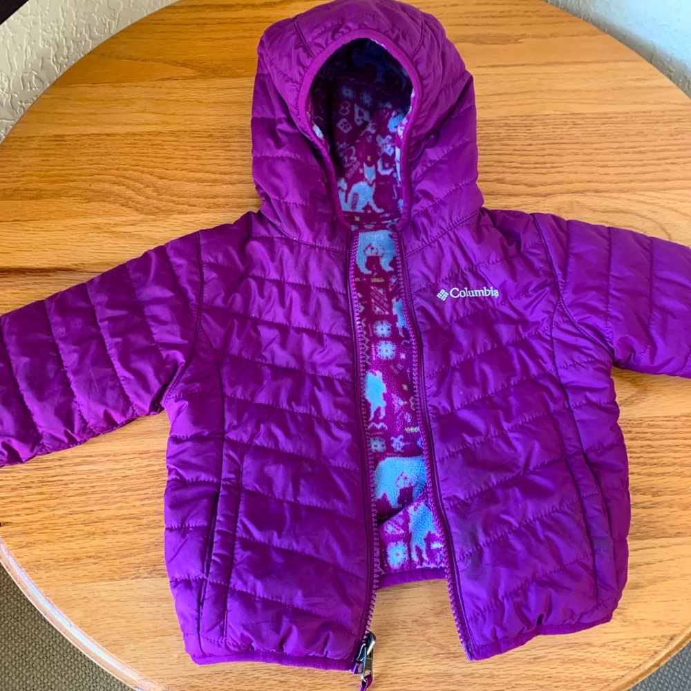 Columbia Reversible Fleece lined Jacket